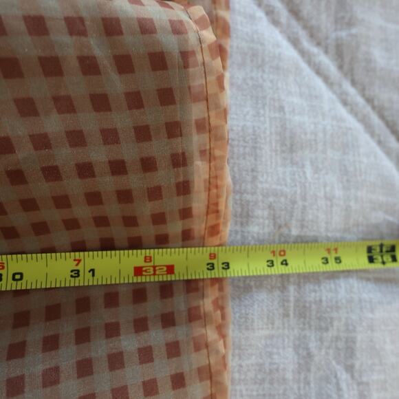 En Saison Gingham Organza Tiered Mini Dress Size M - Picture 14 of 14